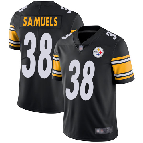 Youth Pittsburgh Steelers Football 38 Limited Black Jaylen Samuels Home Vapor Untouchable Nike NFL Jersey